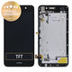 Huawei Y6 - LCD Display + Touchscreen front Glas + Rahmen (Schwarz) - 02350LRA
