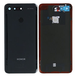 Huawei Honor View 20 - Akkudeckel + Fingerprint Sensor (Midnight Black) - 02352LNU Genuine Service Pack