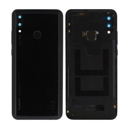 Huawei P Smart (2019) - Akkudeckel + Fingerprint Sensor (Midnight Black) - 02352HTS Genuine Service Pack