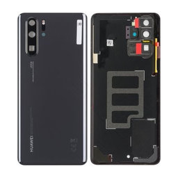 Huawei P30 Pro - Akkudeckel (Black) - 02352PBU Genuine Service Pack