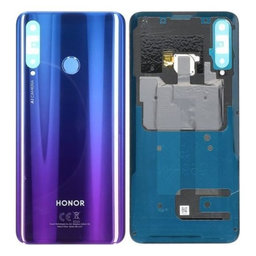 Huawei Honor 20 Lite - Akkudeckel + Fingerprint Sensor (Phantom Blue) - 02352QNB, 02352QNT Genuine Service Pack