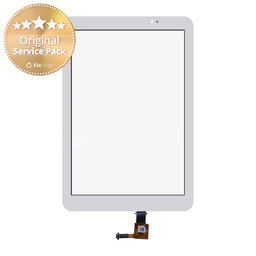 Huawei Mediapad T1 10 - Touchscreen Front Glas + Rahmen (White) - 02350GUR Genuine Service Pack