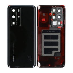 Huawei P40 Pro - Akkudeckel (Black) - 02353MEL Genuine Service Pack
