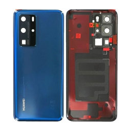 Huawei P40 Pro - Akkudeckel (Deep Sea Blue) - 02353MMS Genuine Service Pack
