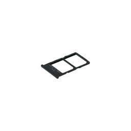 Huawei P40 Lite - SIM Steckplatz Slot (Midnight Black) - 51661PSH Genuine Service Pack