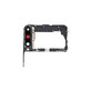 Huawei P40 Lite E - Motherboard Abdeckung + Rückfahrkamera Glas (Midnight Black) - 51661PVP, 51661RLH