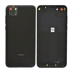 Huawei Y5p - Akkudeckel + Rückfahrkameraglas (Midnight Gray) - 97070XVD Genuine Service Pack