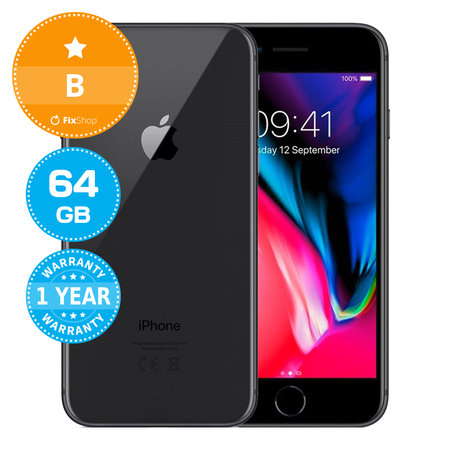 Apple iPhone 8 Space Gray 64GB B Refurbished