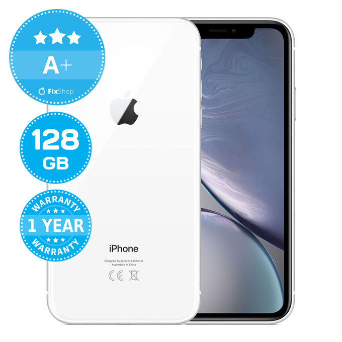 Apple iPhone XR White 128GB A+ Refurbished | FixShop