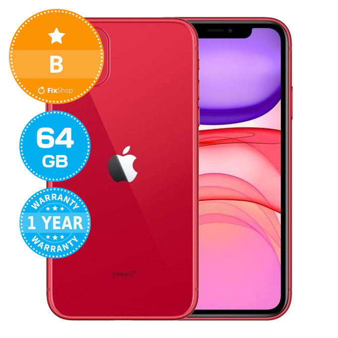 Apple iPhone 11 Red 64GB B Refurbished