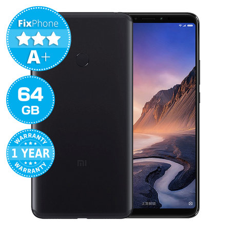 Xiaomi Mi Max 3 Black 64GB Refurbished