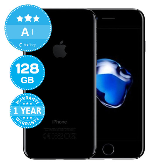 Apple iPhone 7 Jet Black 128GB A+ Refurbished