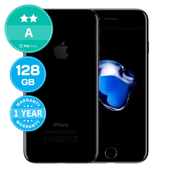 Apple iPhone 7 Jet Black 128GB A Refurbished