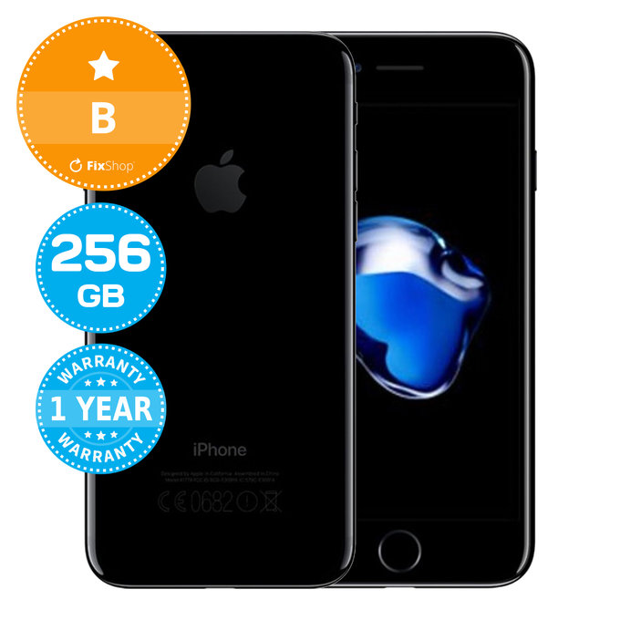 Apple iPhone 7 Jet Black 256GB B Refurbished