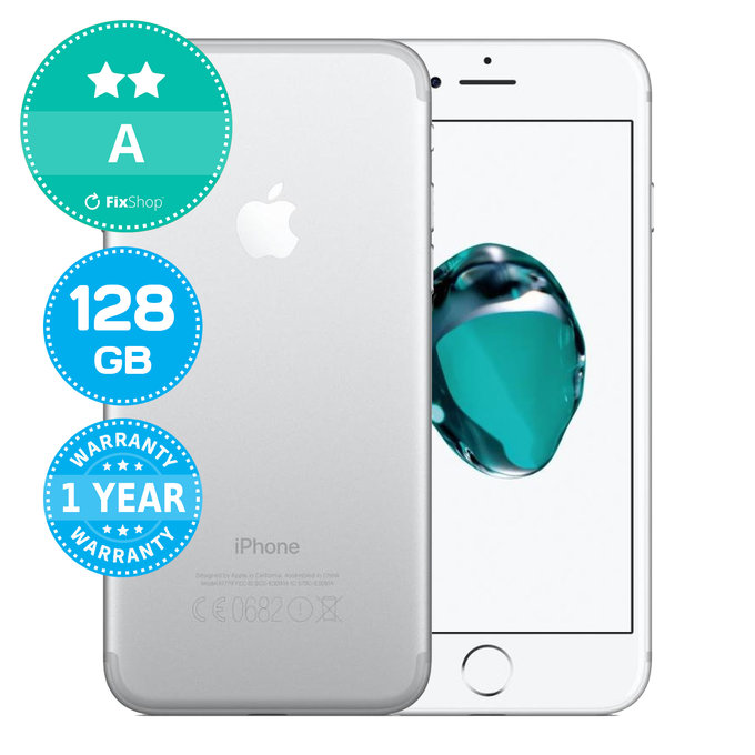 Apple iPhone 7 Silver 128GB A Refurbished