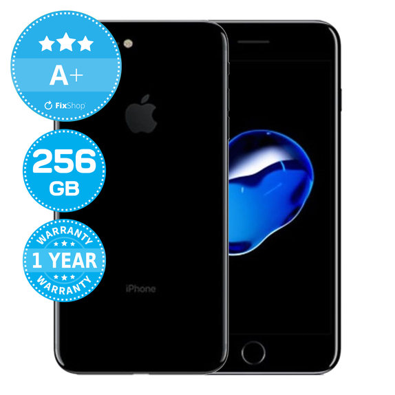 Apple iPhone 7 Plus Jet Black 256GB A+ Refurbished
