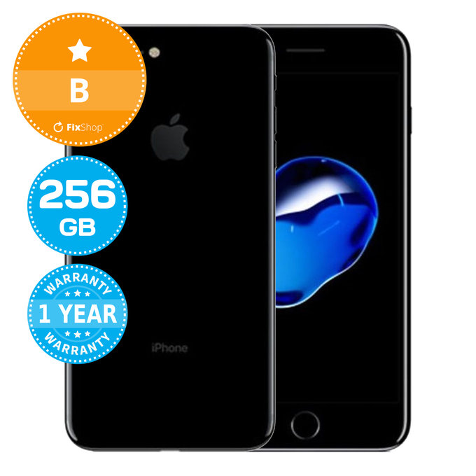 Apple iPhone 7 Plus Jet Black 256GB B Refurbished