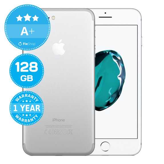 Apple iPhone 7 Plus Silver 128GB A+ Refurbished