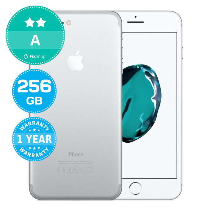 Apple iPhone 7 Plus Silver 256GB A Refurbished