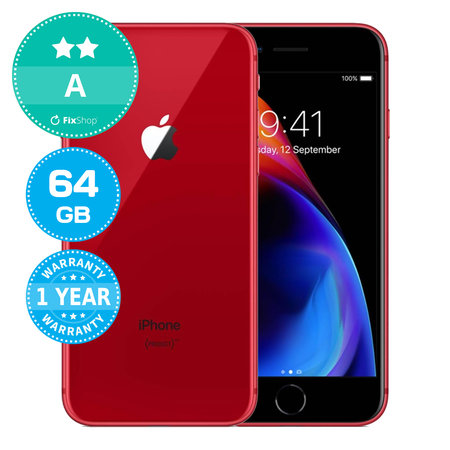 Apple iPhone 8 (PRODUCT)RED 64GB A Refurbished
