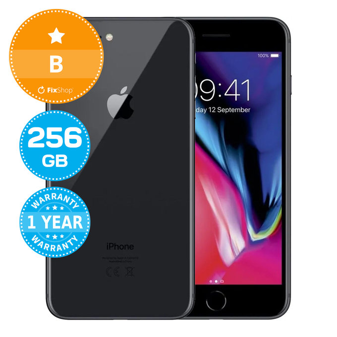 Apple iPhone 8 Plus Space Gray 256GB B Refurbished