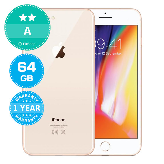 Apple iPhone 8 Plus Gold 64GB A Refurbished