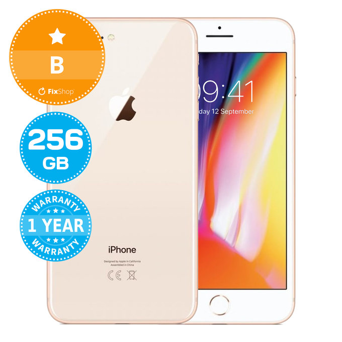 Apple iPhone 8 Plus Gold 256GB B Refurbished