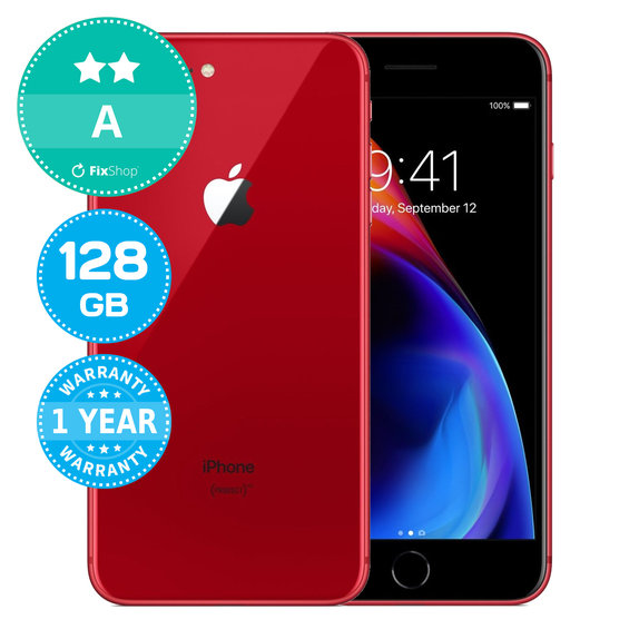 Apple iPhone 8 Plus (PRODUCT)RED 128GB A Refurbished