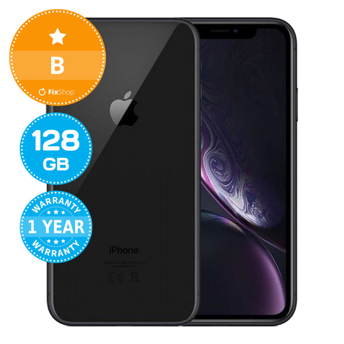 Apple iPhone XR Black 128GB B Refurbished
