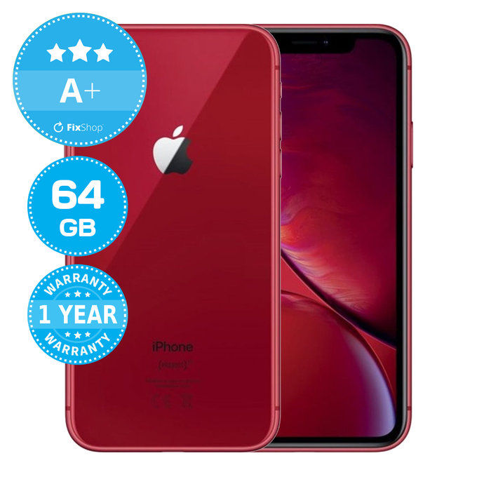 Apple iPhone XR (PRODUCT)RED 64GB A+ Refurbished