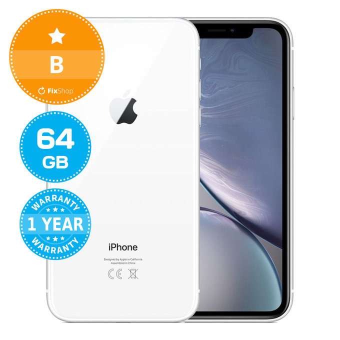 Apple iPhone XR White 64GB B Refurbished
