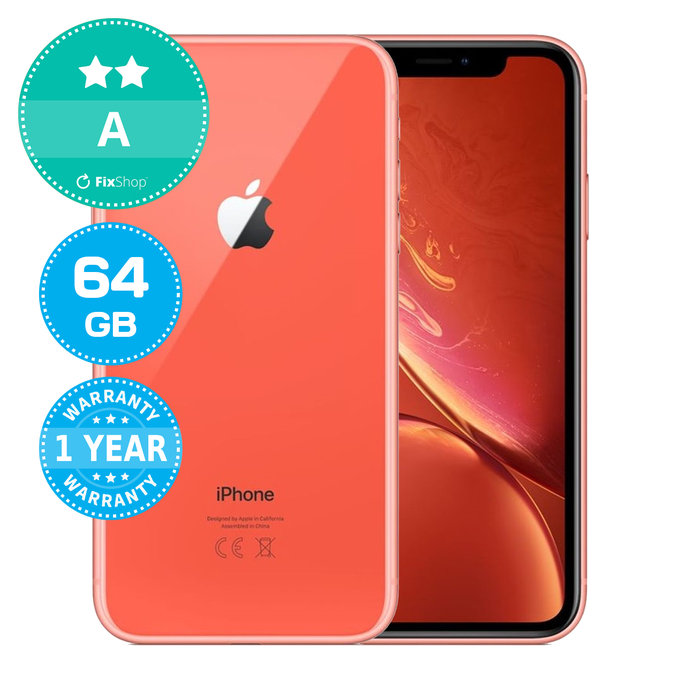 Apple iPhone XR Coral 64GB A Refurbished