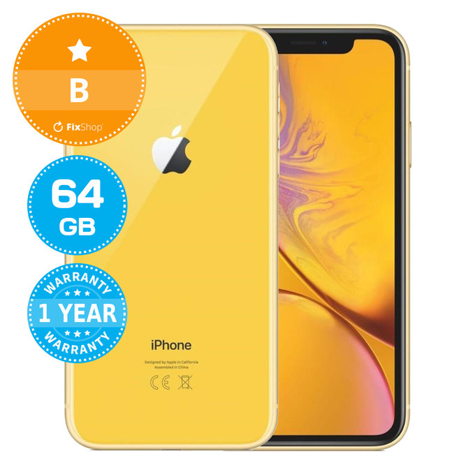 Apple iPhone XR Yellow 64GB B Refurbished