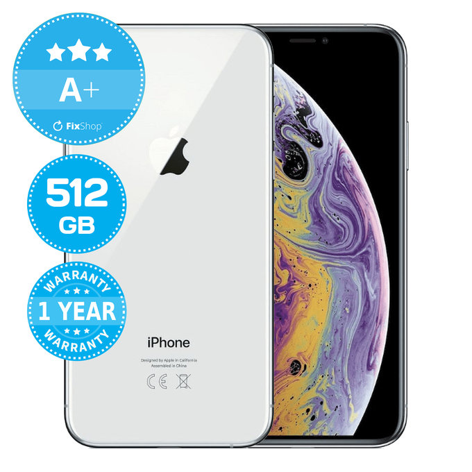 Apple iPhone XS Silver 512GB A+ Refurbished