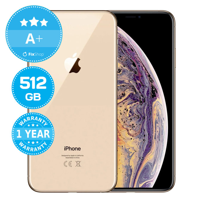 Apple iPhone XS Max Gold 512GB A+ Refurbished