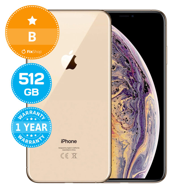 Apple iPhone XS Max Gold 512GB B Refurbished