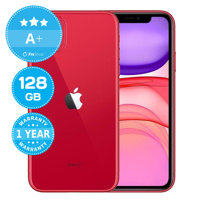 Apple iPhone 11 (PRODUCT)RED 128GB A+ Refurbished