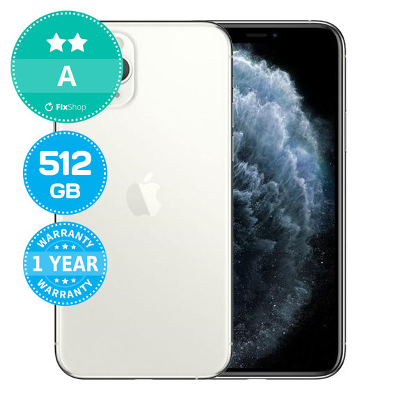 Apple iPhone 11 Pro Silver 512GB A Refurbished