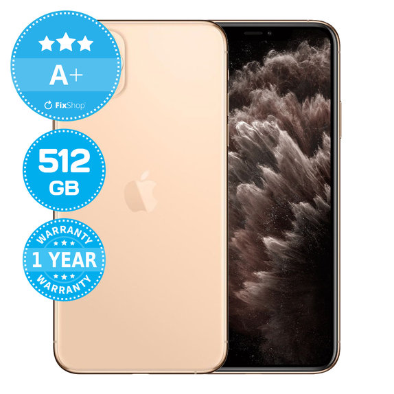 Apple iPhone 11 Pro Max Gold 512GB A+ Refurbished