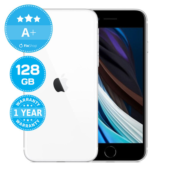 Apple iPhone SE (2nd Gen 2020) White 128GB A+ Refurbished