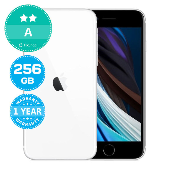 Apple iPhone SE (2nd Gen 2020) White 256GB A Refurbished