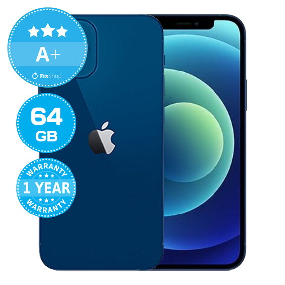 Apple iPhone 12 Mini Blue 64GB A+ Refurbished