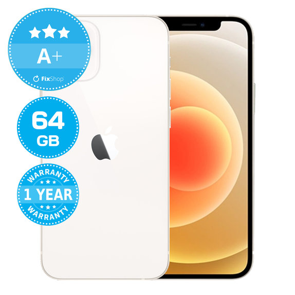 Apple iPhone 12 Mini White 64GB A+ Refurbished
