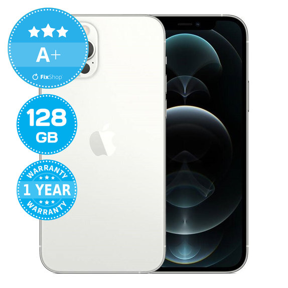 Apple iPhone 12 Pro Silver 128GB A+ Refurbished