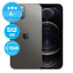 Apple iPhone 12 Pro Graphite 512GB A+ Refurbished