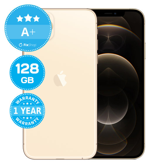 Apple iPhone 12 Pro Max Gold 128GB A+ Refurbished