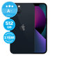 Apple iPhone 13 Midnight 512GB A+ Refurbished