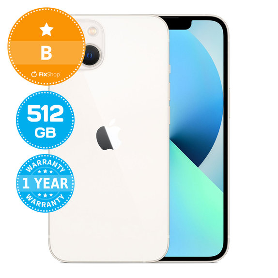 Apple iPhone 13 Starlight 512GB B Refurbished