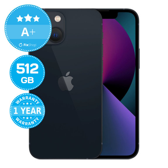 Apple iPhone 13 Mini Midnight 512GB A+ Refurbished