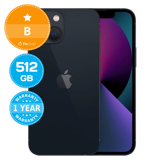 Apple iPhone 13 Mini Midnight 512GB B Refurbished